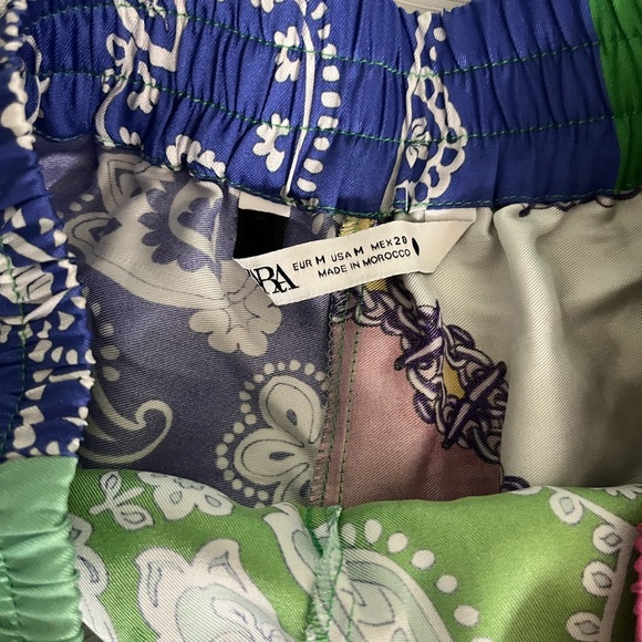 Zara Bandana Shorts Multicolor - Picture 5 of 7